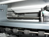 HP Photosmart C4180 - Zacięcie papieru i zgrzytanie przy drukowaniu na papierze technicznym
