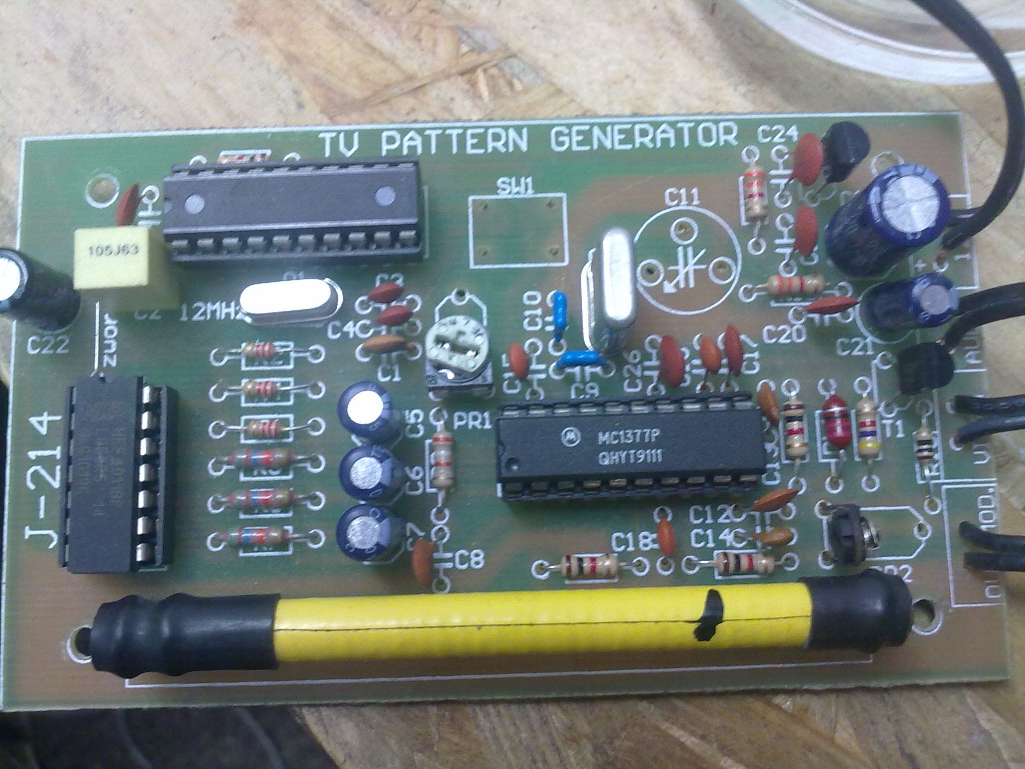 Jabel J-214 - Serwisowy generator obrazu TV - brak koloru