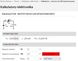 Kalkulatory dla elektronika - nowa funkcjonalność na elektroda.pl