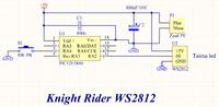 Knight Rider WS2812 PIC 12F1840