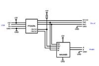 FT232RL - konwerter USB -> UART(5V/3,3V) / RS485; zasilanie VCCIO FT232RL - konwerter USB -> UART(5V/3,3V) / RS485; zasilanie VCCIO