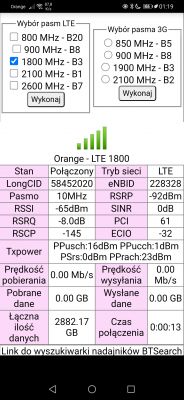 Lokalizacja nowego BTS-a w Ujazd/Trzciana i jego zasięg - doświadczenia z B818