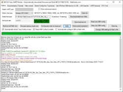 BK7231 Easy UART Flasher interface with Verify OK and SPI flash operation log