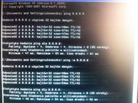The computer connects to the network, but the internet is down.