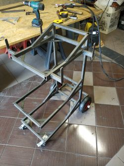 Trolley for MIG / MAG welder