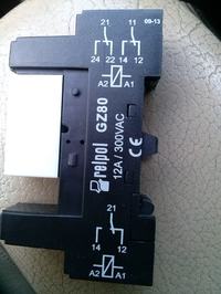 Selection of a 12V contactor for 10W 230V LED lighting with delayed switch-off