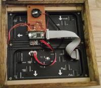 Wyświetlacz z diod LED RGB sterowany pilotem