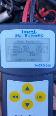 Czy akumulator Centra Futura jest sprawny po 2 latach i 30kkm?