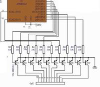 [Bascom] - Zegarek 4-cyfrowy bez multipleksu, każdy segment na osobnym porcie