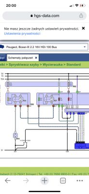 Peugot Boxer 2011, 2.2 D - Nie działają wycieraczki - brak masy na przewodzie