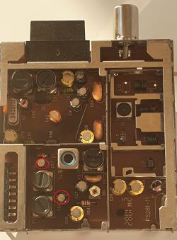 AM/FM tuner FS281-11 (with tuner IC LA1844) - no L/R output sound