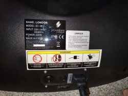 Fotel do masażu Prowellness LONDON EC-383 Błąd na pilocie 02