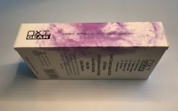 NXT Gear power bank box with purple design and Quick Charge feature list