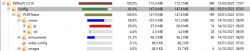 Screenshot showing the folder structure for RDToolV1.0.19 with information on size and usage of various directories.