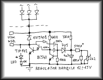 Elektroniczny regulator alternatora (ładowania)