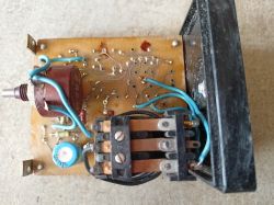 The interior of the RTx-132 electronic timer, Made in Poland (MCY74645?)
