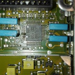 Becker Q01 BE 6015 - Uszkodzony układ SONY A2510Q, brak 6 nóżki, odbiera 1 stację