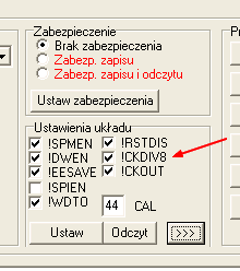 Jak ustawić FUSE bity ATiny2313 dla poprawnej pracy z kwarcem 4MHz?