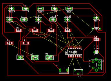 Autorouter w Eagle nie łączy ścieżek z SMD - jak wyroutować płytkę jednostronną?