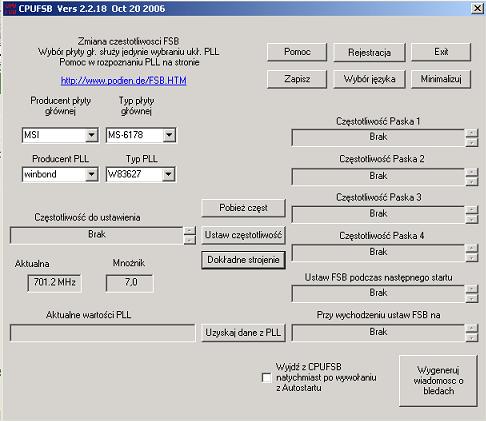 PentumIII 700Mhz, temp, podkręcienie i kilka pytań.