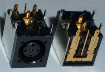 DELL Latitude D510 - podłączenie zasilania pod płytę główną