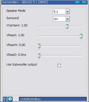 Zaawansowane opcje dźwiękowe SoundBlaster 5.1
