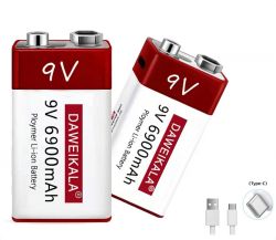 AA Li-Ion battery charged with USB-C
