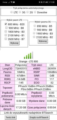 Antena do Huawei b535 słaba prędkość pobierania i wysyłania