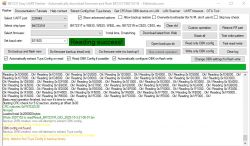 Screenshot of BK7231 Easy UART Flasher program with successful data reading.