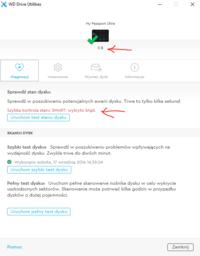 WD My Passport Ultra 1 TB - Brak dostępu do danych ( clicking noise, poj. 0B) WD My Passport Ultra 1 TB - Brak dostępu do danych ( clicking noise, poj. 0B)