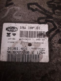 Peugeot 206 1.4 8v 75KM 1998r - Błąd z komputerem