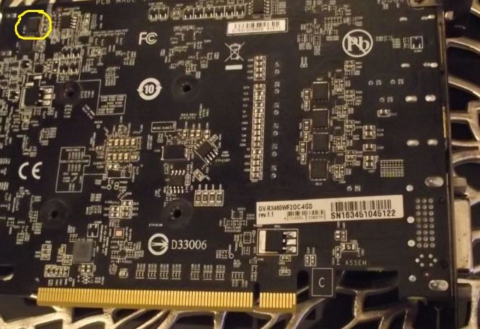 Grafika Gigabyte RX 460 4 Gb - Uszkodzony mosfet Q517 RJK03B7DPA czy ...