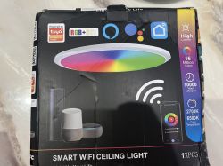 Tuya LSC RGBCW Smart Ceiling Light Box Box of a Tuya smart WiFi ceiling light, model LSC RGBCW.