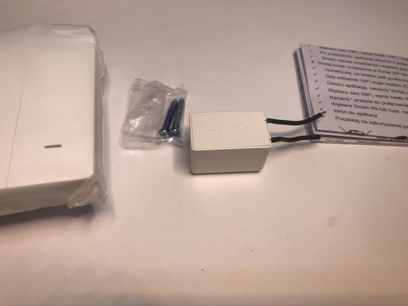 Clicking light switch with Wi-Fi without neutral wire - firmware change - ATLO-WB3-Tuya