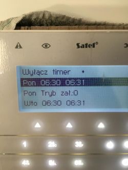Satel Integra - zarządzanie timerem, rozbrajanie strefy Satel Integra - zarządzanie timerem, rozbrajanie strefy