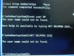 Zrzut ekranu z błędami w Command Prompt w Windows 10.