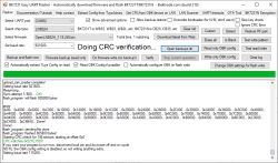 BK7231 Easy UART Flasher interface flashing firmware to LN882H chip