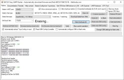 BK7231 Easy UART Flasher interface during memory erasing process