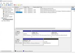 Screenshot of Windows Disk Management showing information about disks and partitions, including a USB drive with a Windows11 partition in exFAT file system.