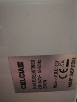 Grzejnik elektryczny CELCIA DL01 - przestał działać