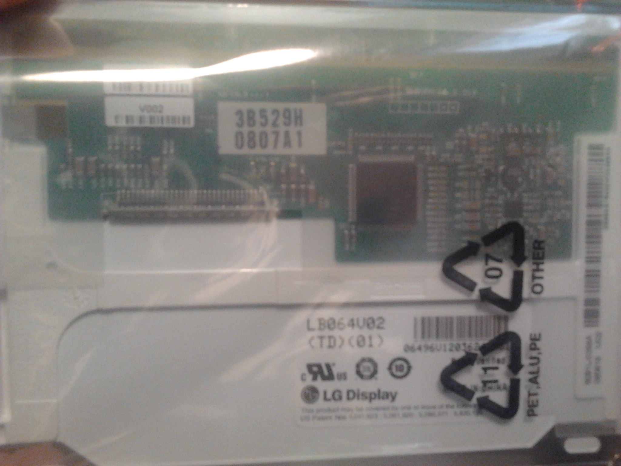 Display LG LB064V02 &ndash; Usato In Buone Condizioni &ndash; Spedizione Veloce Dalla Spagna