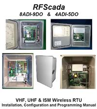 RFScada 8ADI9DO VHF UHF ISM Telemetry Unit Manual