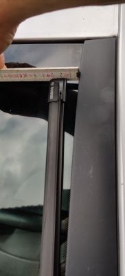 Seat Altea XL 2007 - Niewłaściwe położenie wycieraczki kierowcy i pasażera, adaptacja silniczka