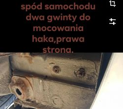 Mocowanie haka w Audi 80 B4 Avant 1994: Czy śruby M10mm wystarczą?