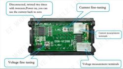 Panelowy woltomierz/amperomierz 100V/50A, kolejne wcielenie DSN-VC288