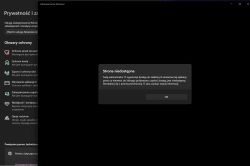Zrzut ekranu z komunikatem błędu dotyczącym ograniczonego dostępu w systemie Windows.