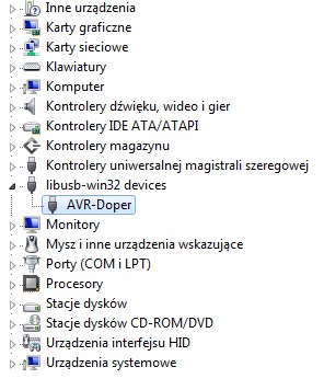 Programator stk500v2 początek