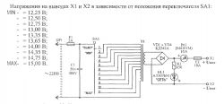 Schemat i odczepy transformatora v3-c-12-6,3 z rosyjskiego prostownika