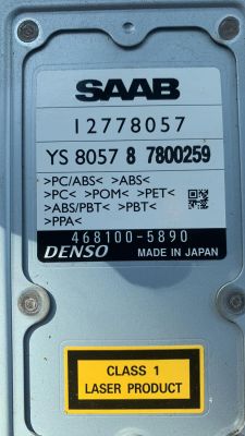 DENSO - SAAB 95 - wejście AUX/LINE w radiu samochodowym