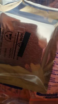 Antistatic Bag Containing Electronic Components Antistatic shielding bag with electronic components inside